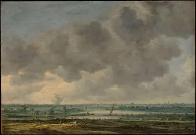 View of Haarlem and the Haarlemmer Meer — Jan van Goyen — praca Hanna Zając, Zielona Góra