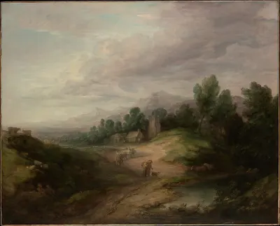 Wooded Upland Landscape — Thomas Gainsborough — praca Antoni Sikora, Wrocław