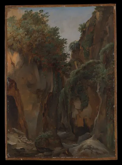 Ravine at Sorrento — Edouard Bertin — praca Julia Głowacki, Kraków