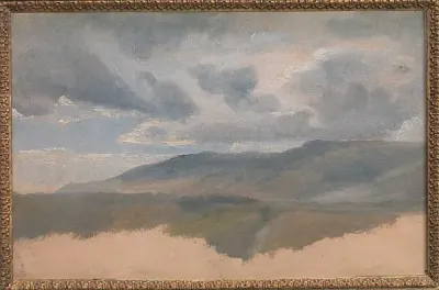 Landscape Study with Clouds — Emile Loubon — praca Katarzyna Kamińska, Katowice