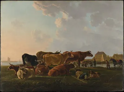 Landscape with Cattle — Jacob van Strij — praca Agnieszka Górska, Bydgoszcz