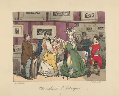 Print Dealer — Henry-Bonaventure Monnier — praca Weronika Jabłońska, Szczecin