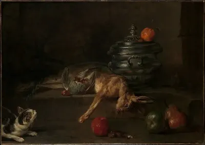 The Silver Tureen — Jean Siméon Chardin — praca Weronika Kaczmarek, Toruń
