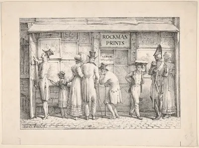 François Delpech's Print Shop — Carle (Antoine Charles Horace) Vernet — praca Wojciech Wójcik, Bydgoszcz