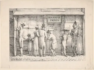 François Delpech's Print Shop — Carle (Antoine Charles Horace) Vernet — praca Wojciech Wójcik, Bydgoszcz