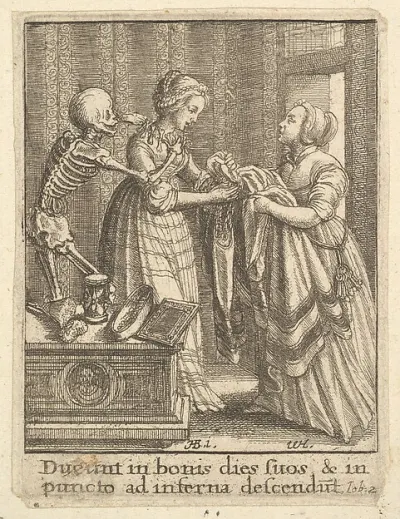 Bride, from \ — Wenceslaus Hollar — praca Antoni Lis, Białystok