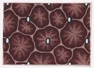 Textile Design with Animal Print Decorated with Pearls — Anonymous, Alsatian, 19th century — praca Michał Witkowski, Katowice