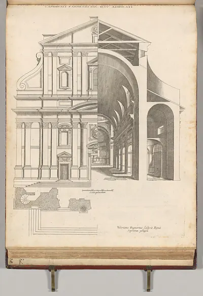Compendium of several print series of architecture, gardens and furniture. — Valérien Regnard — praca Anna Sokołowski, Lublin