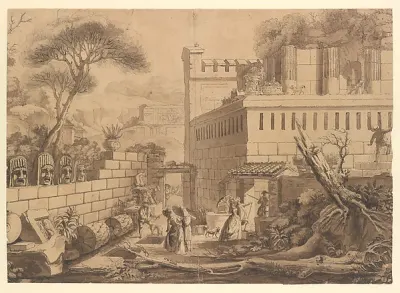 Dzieło bez tytułu — Louis Jean Desprez — praca Krzysztof Wójcik, Bydgoszcz