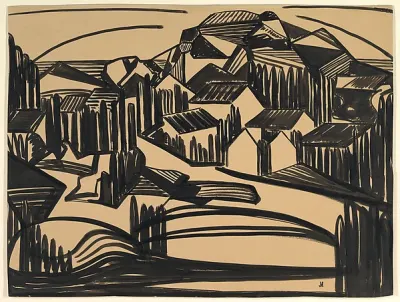 Drawing 16 — Jacoba van Heemskerck — praca Barbara Piotrowski, Gdańsk