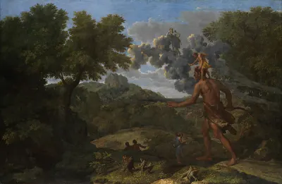 Blind Orion Searching for the Rising Sun — Nicolas Poussin — praca Monika Mazur, Warszawa