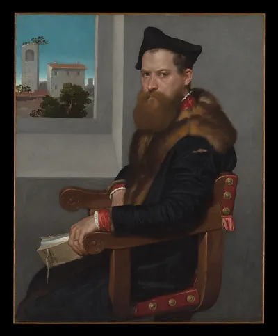 Bartolomeo Bonghi (died 1584) — Giovanni Battista Moroni — praca Beata Jabłońska, Szczecin