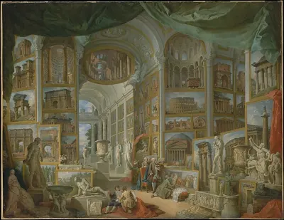 Ancient Rome — Giovanni Paolo Panini — praca Filip Witkowski, Katowice