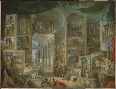 Ancient Rome — Giovanni Paolo Panini — praca Filip Witkowski, Katowice