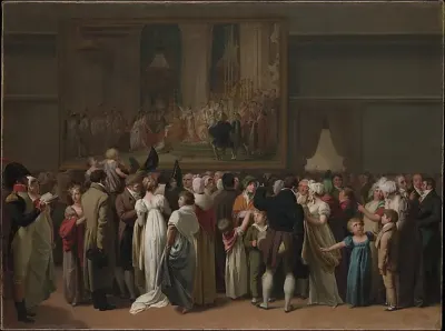 The Public Viewing David's \ — Louis Léopold Boilly — praca Tomasz Pawlak, Toruń