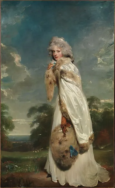 Elizabeth Farren (born about 1759, died 1829), Later Countess of Derby — Sir Thomas Lawrence — praca Michał Nowak, Warszawa