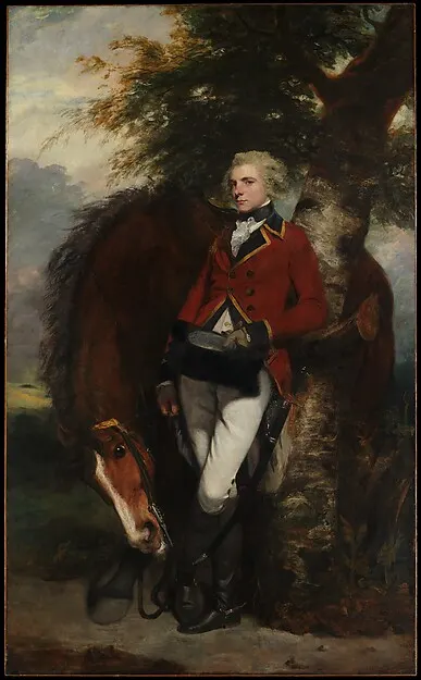 Captain George K. H. Coussmaker (1759–1801) — Sir Joshua Reynolds — praca Anna Piotrowski, Gdańsk