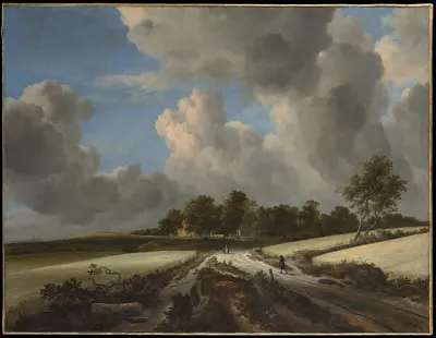 Wheat Fields — Jacob van Ruisdael — praca Alicja Mazur, Warszawa