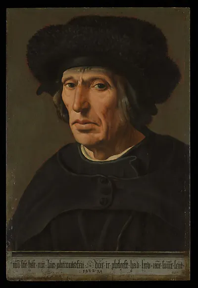 Jacob Willemsz van Veen (1456–1535), the Artist's Father — Maarten van Heemskerck — praca Dawid Pawlak, Toruń