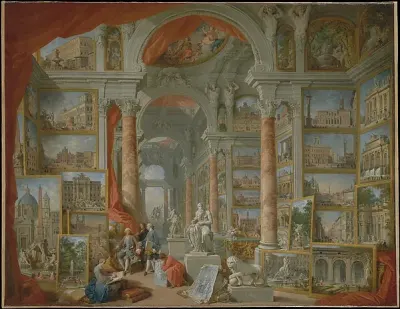 Modern Rome — Giovanni Paolo Panini — praca Agnieszka Lewandowski, Poznań