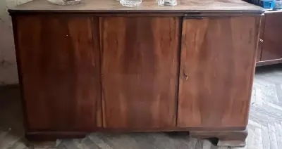 Stara komoda / kredens art déco vintage orzech antyk — praca Krzysztof A., Warszawa