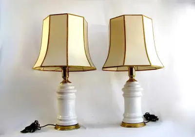 ~* 2 duże Lampki * ceramiczne * ~ — praca Janek, Szczecinek