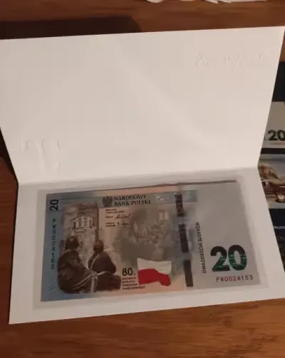 banknot 80 rocznica powstania warszawskiego — praca Zbigniew, Fabianki