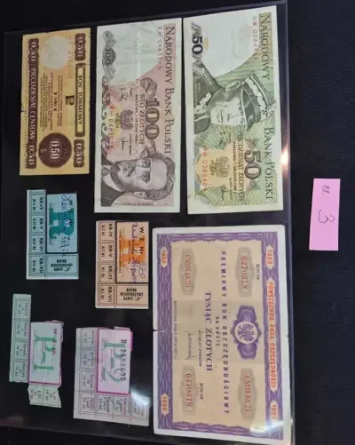 Banknoty dla początkujących ciekawe zestawy do kolekcji — praca Rafał, Włocławek