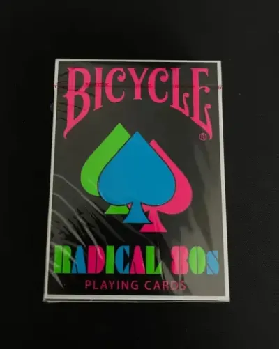 Bicycle Radical 80s - nowa, zafoliowana talia kart — praca Fondue, Raba Wyżna