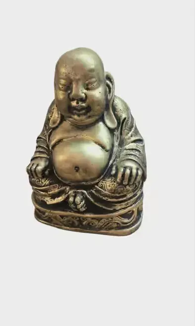 Budda figurka rękodzieło 25 cm  Odlew gipsowy figurka buddy z gipsu BUDDA — praca uraz3, Wrocław