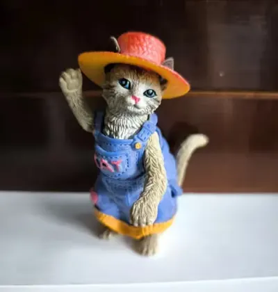 Cats Vogue/ cats N'Fun - figurka kot, lalka kot unikat — praca Ada, Bielawa