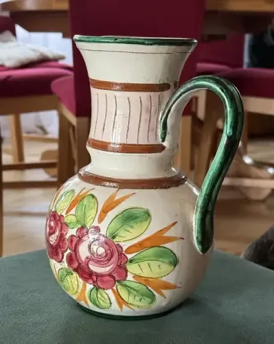 Ceraminczy dzbanek malowany recznie / Wazon / Wysylka — praca Piotr, Stanowice