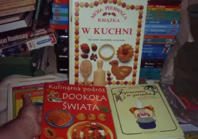 Dzieci gotują, książki z przepisami do zrobienia przez dzieci — praca Janina, Gdańsk