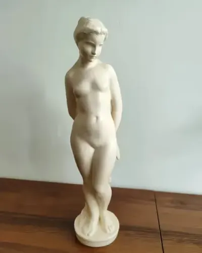 Figurka fajansowa — praca Andrzej, Piotrków Trybunalski