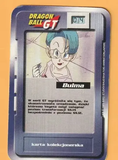 Karta Dragon Ball - BULMA — praca Vidoq, Łódź