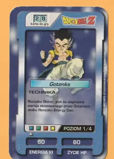 Karta Dragon Ball - GOTENKS — praca Vidoq, Łódź