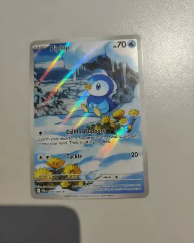 Karta pokemon piplup — praca Mateusz, Bielawa