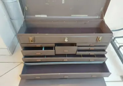 KENNEDY 520 skrzynka narzędziową Kennedyego ,8 szuflad Vintage,Toolbox — praca janek, Dzierżoniów