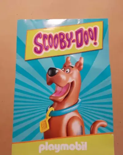 kolekcjonerski arkusz na naklejki playmobil scooby doo — praca Mag, Bytom