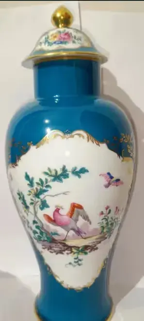 Królewska Amfora ROYAL LIMOGES – Kolekcja Duplessis | 40 cm Sygnowana — praca Ela, Włocławek
