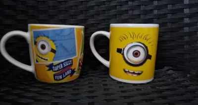 Kubki Minionki kolekcja — praca Agnieszka, Przylep