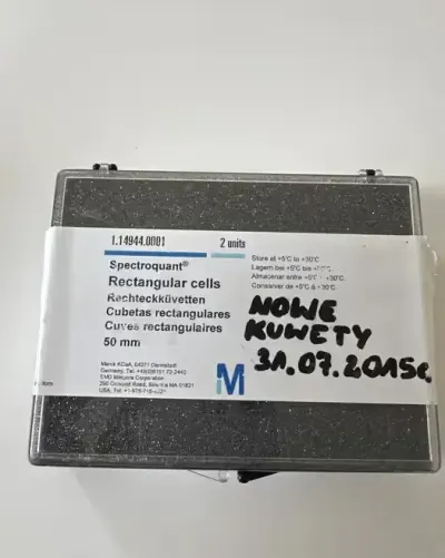 Kuwety do spektrofotometru — praca Michał, Bydgoszcz