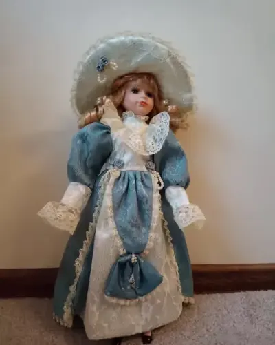 Lalka porcelanowa, kolekcjonerska 40 cm! — praca Joanna, Bydgoszcz