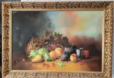 Martwa Natura Duży Obraz Olejny na Płótnie — praca galeriaszafa, Bydgoszcz