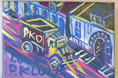 Antyki Mecenas Obraz  Paweł Kluza — praca Konrad T., Bogucice