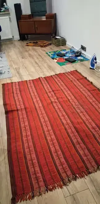 Narzuta bardzo stary wzór z czasów PRL — praca Aga Biedronka, Sulejów