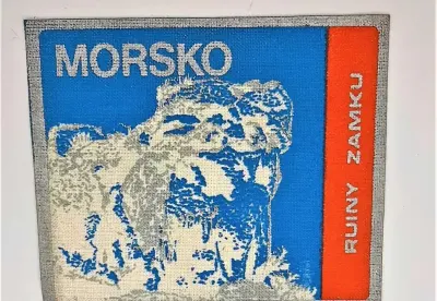 Naszywka Morsko Ruiny Zamek Bąkowiec — praca ZiBi, Łódź