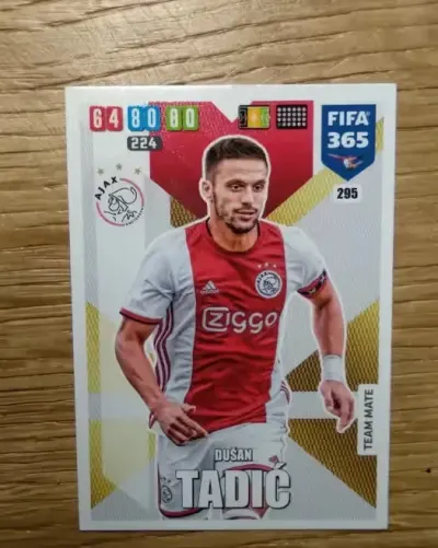 Panini Karta FIFA 365, 2020 Dusan Tadić nr 295 Ajax Amsterdam — praca Dorota, Wrocław