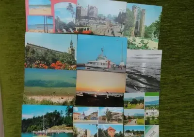 Pocztówki różne - Polska 12 sztuk -wyprzedaż — praca Wiesław, Łódź