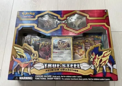 Pokemon True Steel Premium Collection Zamazenta Box Nowy Team Up Evolutions — praca Radosław, Inowrocław